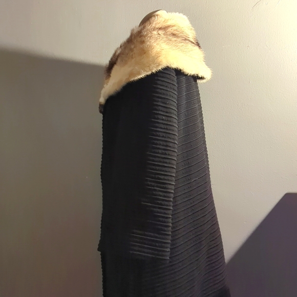 ♥️RARE GORGEOUS MINK JACQUARD COAT❤️ - Picture 4 of 10